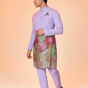 Baju Melayu Lelaki Senna Fragrant Lilac