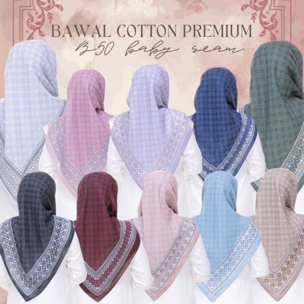 Bawal Cotton Premium Corak Printed B50 - Image 4