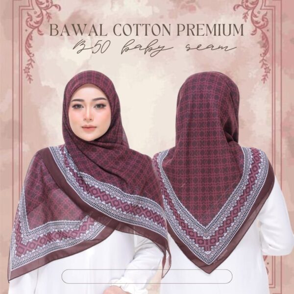 Bawal Cotton Premium Corak Printed B50 - Image 3