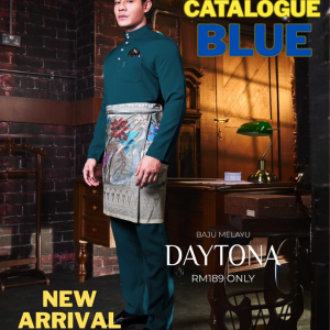 Baju Melayu Daytona Koleksi Blue