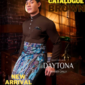 Baju Melayu Daytona Koleksi Brown